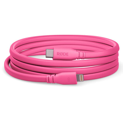 RODE SC19 Cable Lightning a USB-C Rosa 5 Pies MFi Certificado