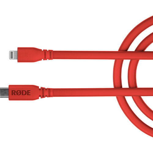 RODE SC19 Cable Lightning a USB-C Rojo 5 Pies MFi Certificado