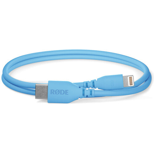 RODE SC21 Cable Lightning a USB-C Azul 11.8 Pulgadas MFi Certificado