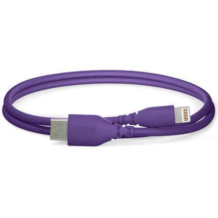 RODE SC21 Cable Lightning a USB-C 11.8 Pulgadas MFi Certificado Morado