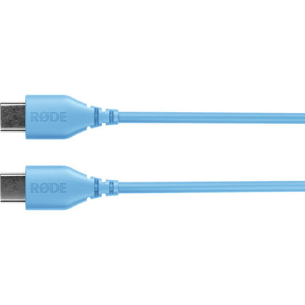 RODE SC22 Cable USB-C a USB-C Azul 30 cm Compatible con Rode