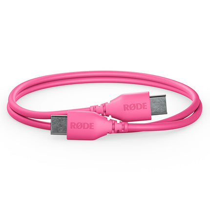 RODE SC22 Cable USB-C a USB-C Rosa 30 cm Compatible con Dispositivos Rode