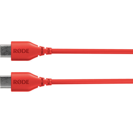 RODE SC22 Cable USB-C a USB-C Rojo 30 cm Compatible con Rode