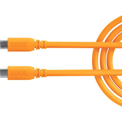 RODE SC27 Cable USB-C a USB-C 6.6 pies 5 Gb/s 60W Naranja