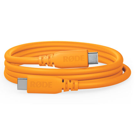 RODE SC27 Cable USB-C a USB-C 6.6 pies 5 Gb/s 60W Naranja