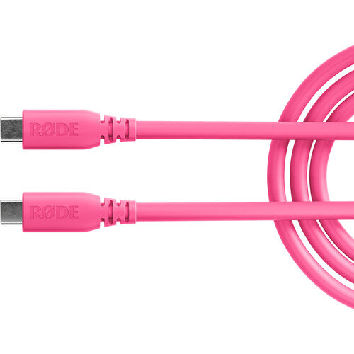 RODE SC27 Cable USB-C a USB-C Rosa 6.6 pies 5 Gb/s 60W