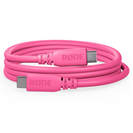 RODE SC27 Cable USB-C a USB-C Rosa 6.6 pies 5 Gb/s 60W
