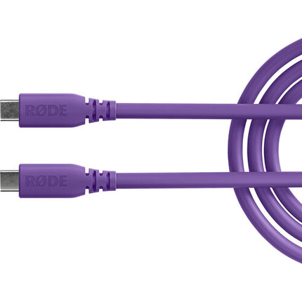 RODE SC27 Cable USB-C a USB-C Purple 2 Metros 5 Gb/s 60W