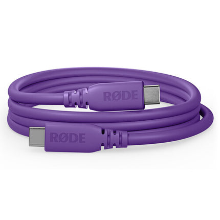 RODE SC27 Cable USB-C a USB-C Purple 2 Metros 5 Gb/s 60W