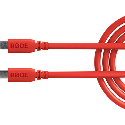 RODE SC27 Cable USB-C a USB-C Rojo 6.6 pies 5 Gb/s 60W PD