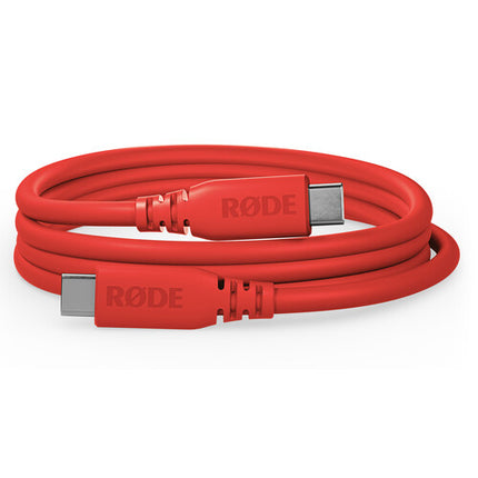 RODE SC27 Cable USB-C a USB-C Rojo 6.6 pies 5 Gb/s 60W PD