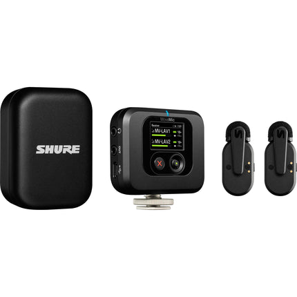 Shure MoveMic Two Kit Micrófono Inalámbrico Clip-On 2 Personas 100ft IPX4