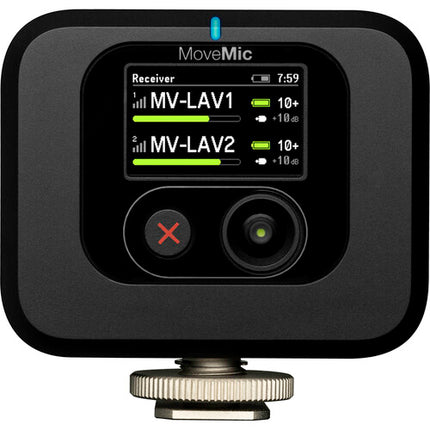 Shure MoveMic Two Kit Micrófono Inalámbrico Clip-On 2 Personas 100ft IPX4