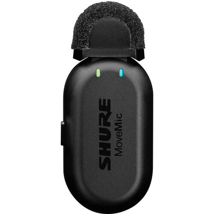 Shure MoveMic One Micrófono Inalámbrico Clip-On para Dispositivos Móviles 100 ft Alcance 8h Batería