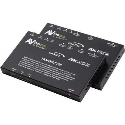 AVPro Edge Kit Extensor eARC 100 m Entradas Asignables Control Bidireccional