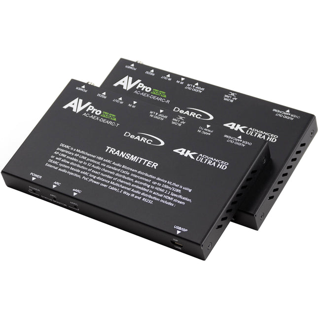 AVPro Edge Kit Extensor eARC 100 m Entradas Asignables Control Bidireccional