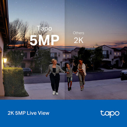 TP-Link Tapo D130 Timbre Video Inteligente Cableado 2560x1920 25m Visión Nocturna