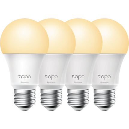 TP-Link Tapo L510E Bombilla Inteligente Wi-Fi 800 Lúmenes Luz Cálida 4-Pack