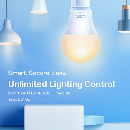 TP-Link Tapo L510E Bombilla Inteligente Wi-Fi 800 Lúmenes Luz Cálida 4-Pack