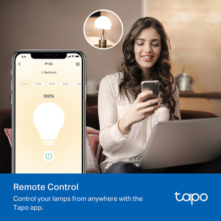 TP-Link Tapo P135 Kit Enchufe Regulador Wi-Fi Smart 2.4 GHz Dual