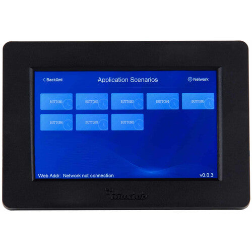 MuxLab Panel de Control Táctil 5" Blanco PoE 480x800 LCD
