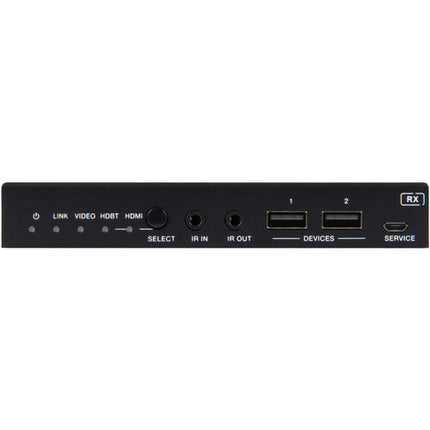 MuxLab 5x1 conmutador de presentación USB-C HDMI con Dante UHD 4K30 y HDBaseT