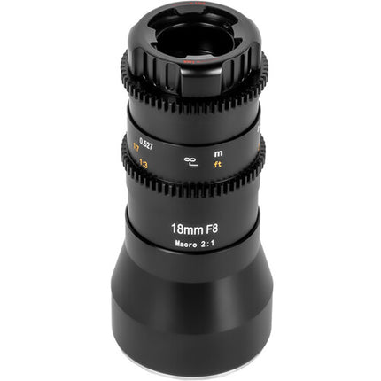 AstrHori 18mm f8 Lente Macro Sonda para Montura L con Iluminación LED y USB-C