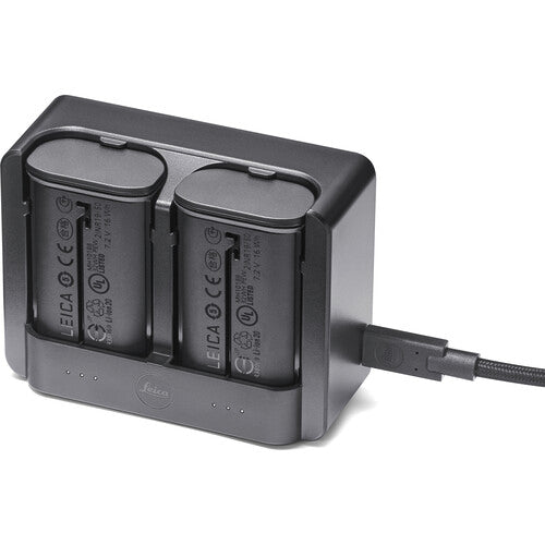 Leica BC-SCL6 Cargador Dual USB-C para Baterías BP-SCL6 Compacto