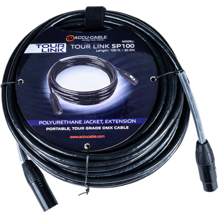 ADJ Tour Link 5P100 Cable DMX Profesional 5 Pines 22 AWG 30 m con Correa