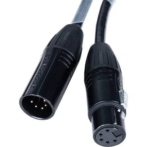 American DJ Tour Link 5P100 Cable DMX 5 Pines Profesional 100 pies con Correa de Sujeción
