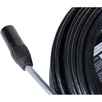 American DJ Tour Link 5P100 Cable DMX 5 Pines Profesional 100 pies con Correa de Sujeción