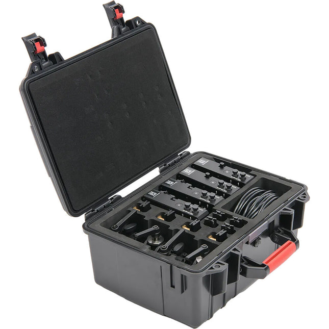 Astera RuntimeExtender Placa de Batería V-Mount para Viaje con Estuche y Accesorios