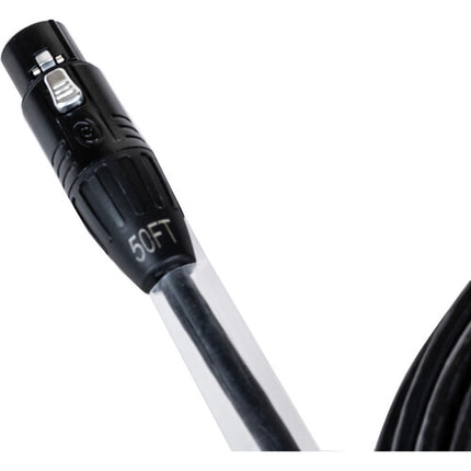 American DJ Tour Link 5P50 Cable profesional DMX 5 pines 50 pies 22 AWG con correa ajustable