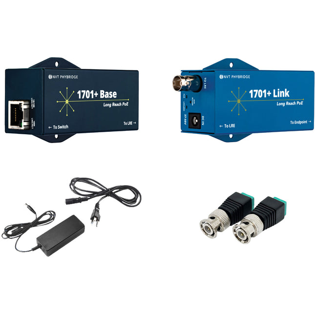 NVT Phybridge NV-EC1701PLS-XKIT 1701+ Kit Extensor 8000 pies 60W