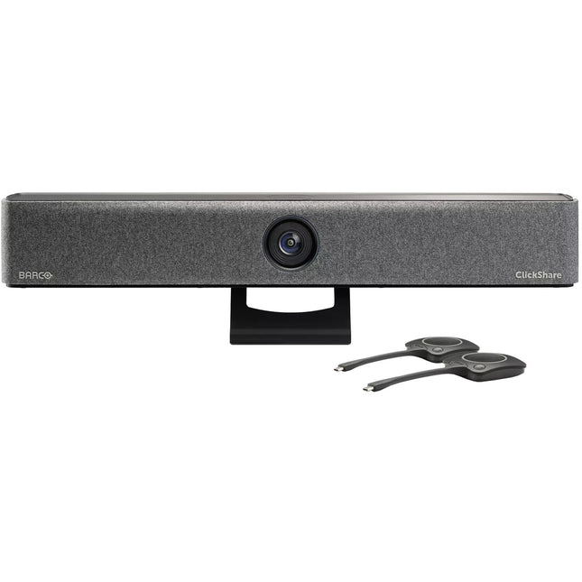 Barco ClickShare Barra de Video Todo en Uno Pro UHD 4K 120° FOV con Dos Botones