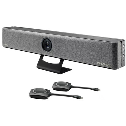 Barco ClickShare Barra de Video Todo en Uno Pro UHD 4K 120° FOV con Dos Botones