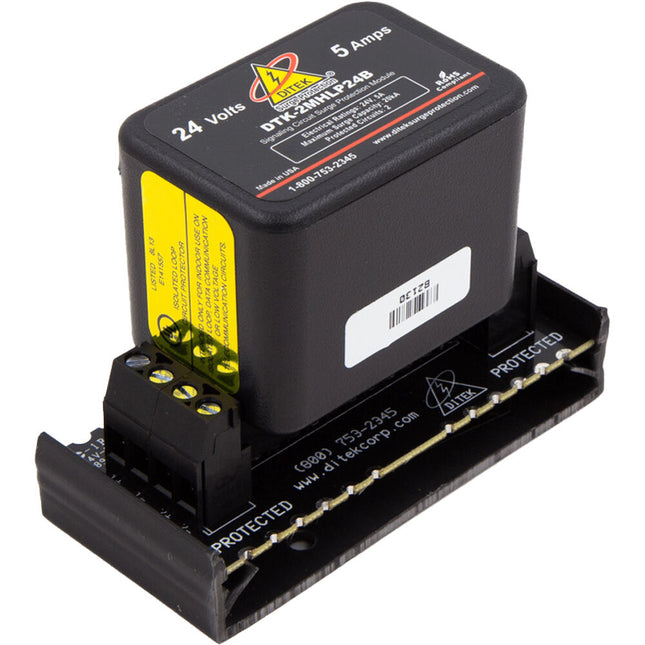 DITEK DTK-2MHLP24BWB Protector de Sobretensión para Circuitos 24V 39V Clamping