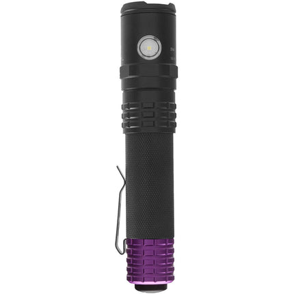 Nightstick UVR-588XL Linterna Recargable UV Luz Blanca 385 Lúmenes 40 Horas IPX7