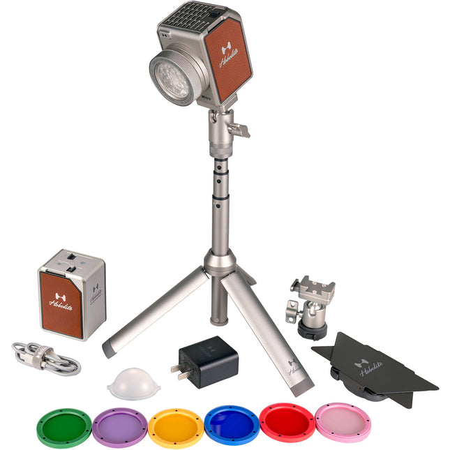 Hobolite Micro Bi-Color Luz LED Bicolor Kit Completo 452 Lux 9.5h Batería