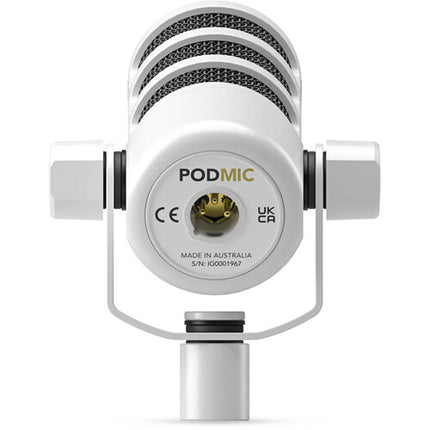 RODE RODECaster Duo Kit de Podcast para 2 Personas con 2 PodMic 2 Auriculares y 2 Boom Arms Blanco