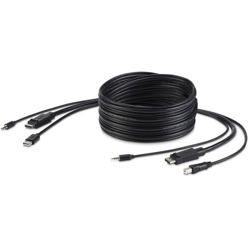 Belkin DisplayPort KVM Cable 6 pies Soporte 4K 60Hz Jack Audio 3.5mm