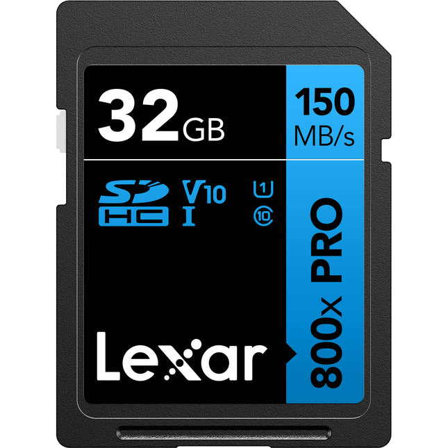 Lexar 32GB Tarjeta de Memoria SDHC UHS-I 150MB/s 2-Pack Azul
