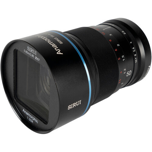 Sirui 50mm f1.8 Anamórfico Super35 1.33x Montura L con Funda y Tapas