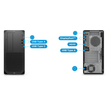 HP Z2 G9 Workstation Torre Intel Core i7 32GB RAM 1TB SSD
