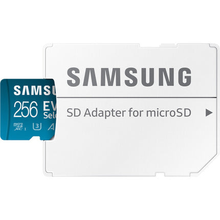 Samsung 256GB EVO Select microSDXC Tarjeta UHS-I 160MB/s con Adaptador SD