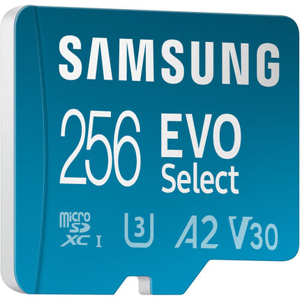 Samsung 256GB EVO Select microSDXC Tarjeta UHS-I 160MB/s con Adaptador SD