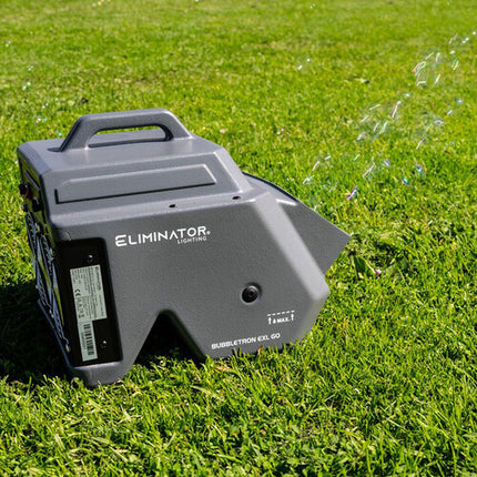 Eliminator Lighting Bubbletron EXL GO Máquina de Burbujas con Batería 3 Horas y Control RF inalámbrico