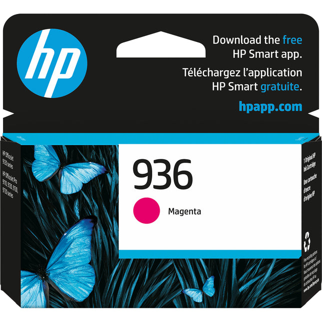 Cartucho de tinta original HP 936 Magenta para OfficeJet Pro 9110b 9125e