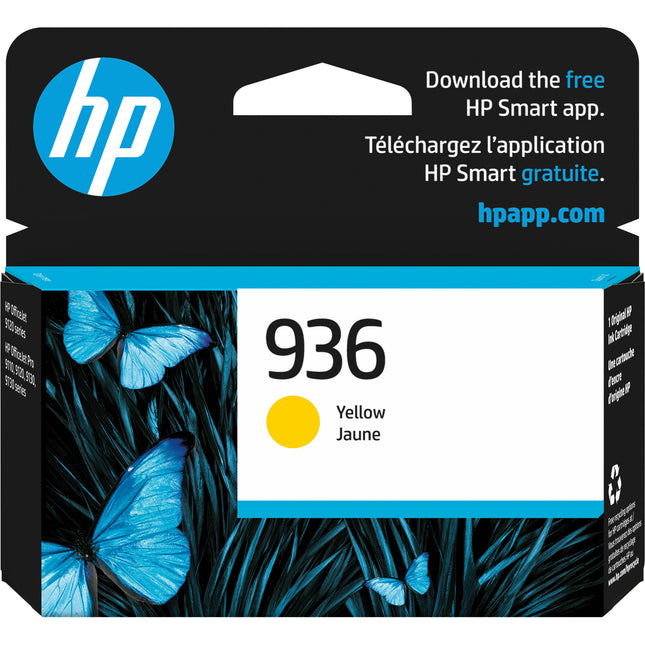 HP 936 Tinta Original Amarilla para Impresora OfficeJet Pro 9110b 9730e