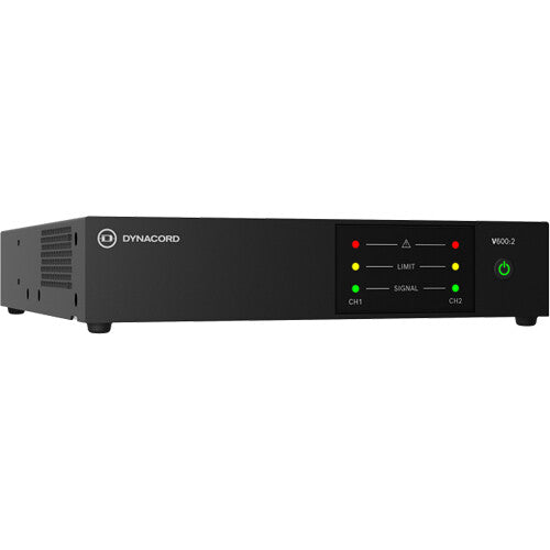 Dynacord V600:2 Amplificador de Potencia 600W 2 Canales 1 RU 1/2 Rack